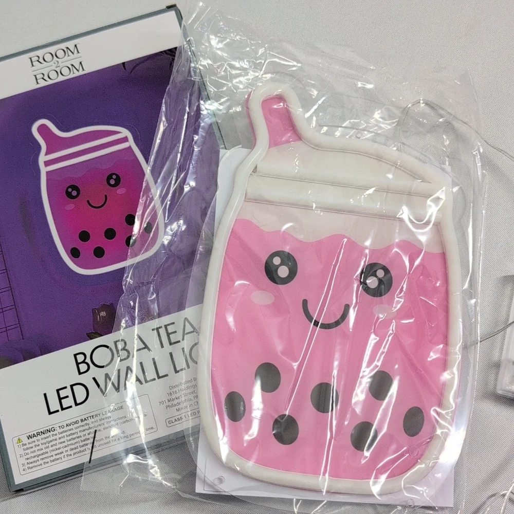 Boba Tea LED wall light NIP